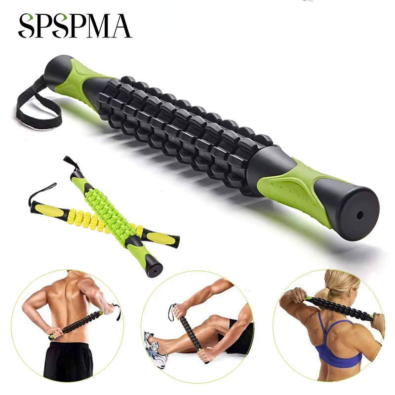 1Pcs Muscle Roller Massage Stick for Athletes,Body Massager Soreness, Tightness Relief Helps Legs & Back Recovery Tools