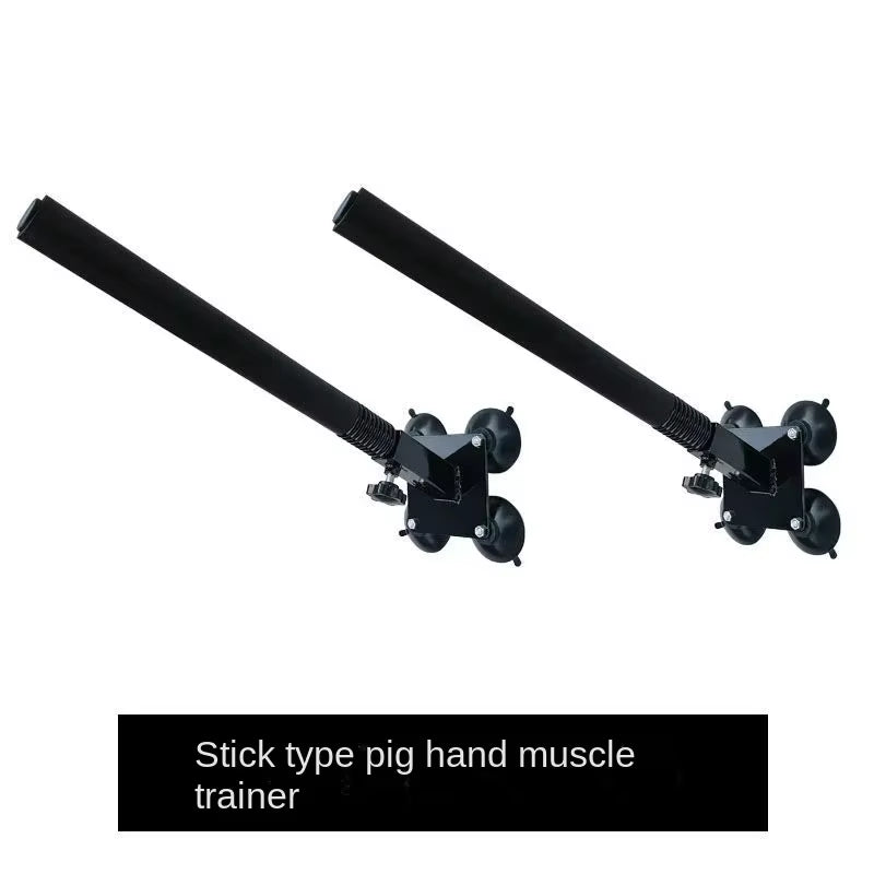 Wing Chun Boxing Hand Trainer, Multifunctional Hand-Shaped Wooden Pile, Wall-Mounted Spring Jeet Kune Weights