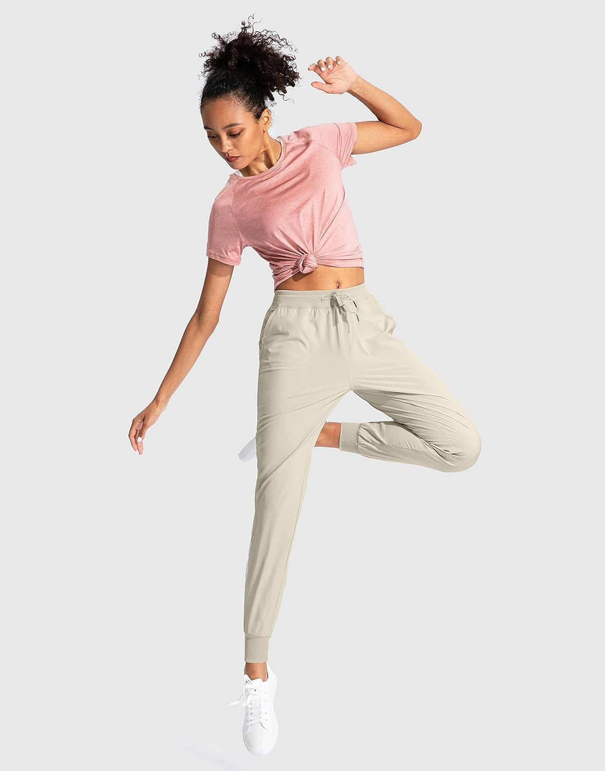 Women'S Lightweight Joggers Pants with Pockets Athletic Workout Joggers for Women with Elastic Waist