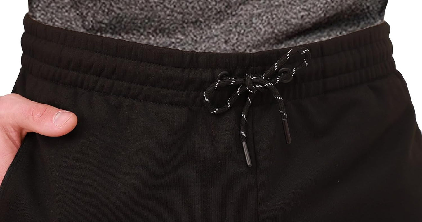 1 Pack/2 Pack Mens Jogger Gym Sweatpants, Athletic Jogger Workout Pants for Men,Running Track Pants with Zipper Pockets
