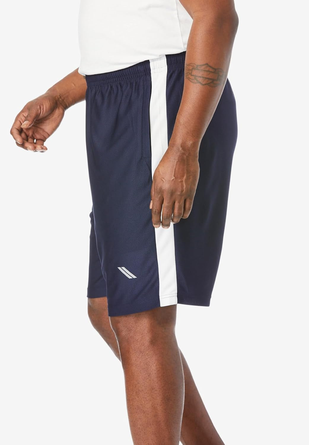 Men'S Big & Tall Performance Mesh Side Panel Shorts