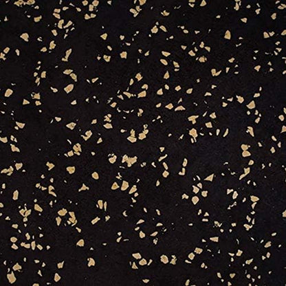 Genaflex Lite Rubber 8Mm Interlocking Tiles for Gym Flooring, Exercise Equipment, Exercise Areas - 20" X 20"