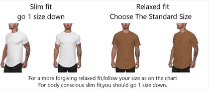 Men'S Gym Workout Bodybuilding Fitness Active Athletic T-Shirts Workout Casual Tee 1/3 Pack