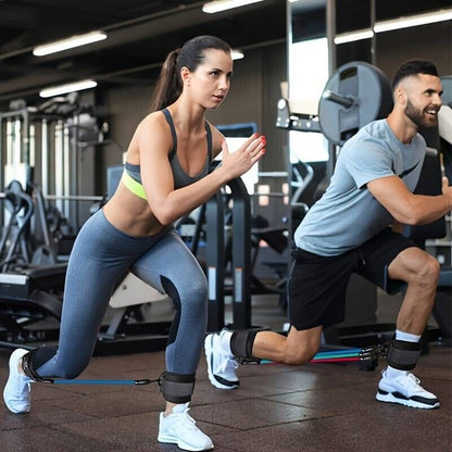 5Pcs Sports Fitness Strength Burst Ankle Resistance Stretch Trainer Hip Leg Yoga