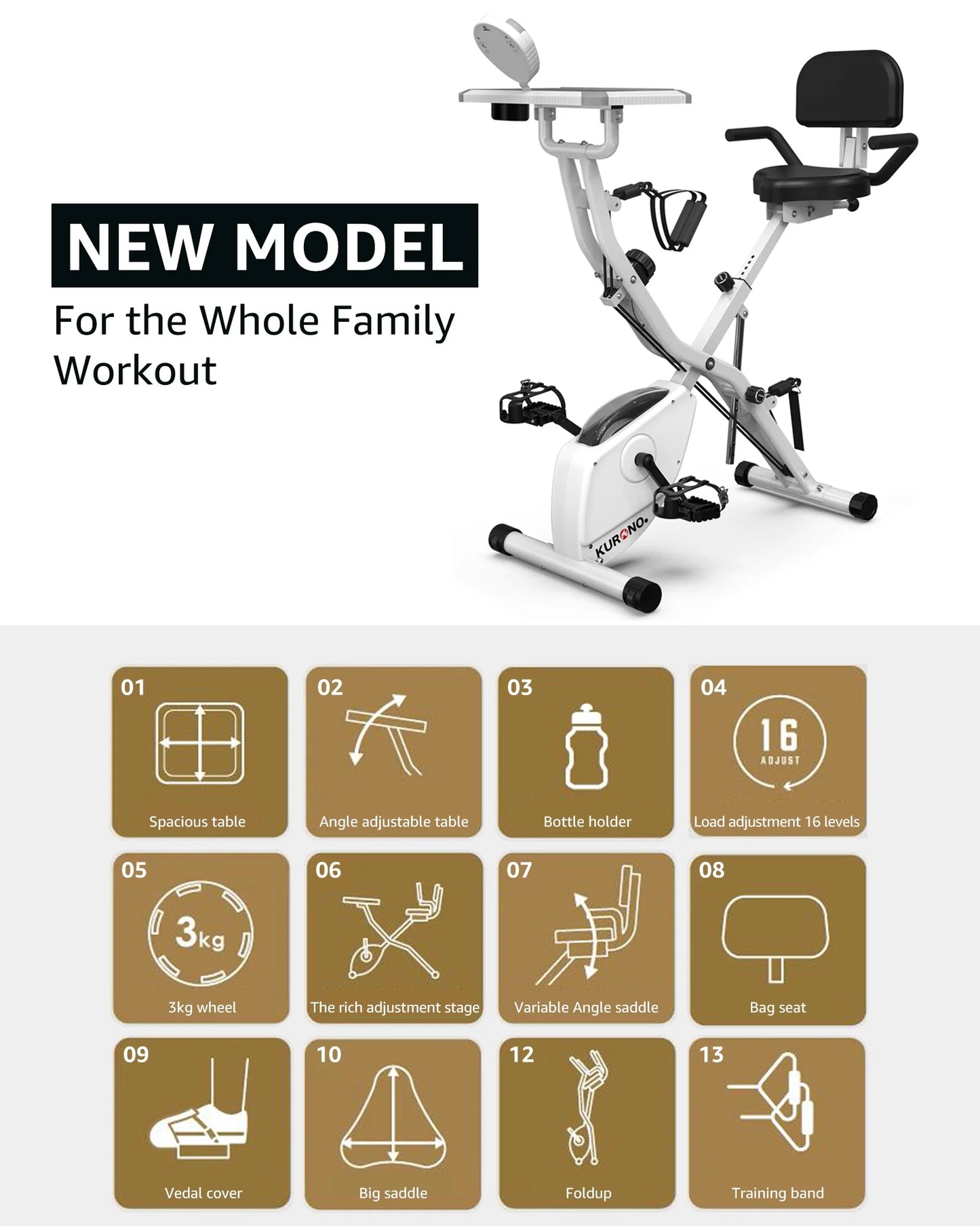 Home Workout GT819 Indoor Exercise Bike