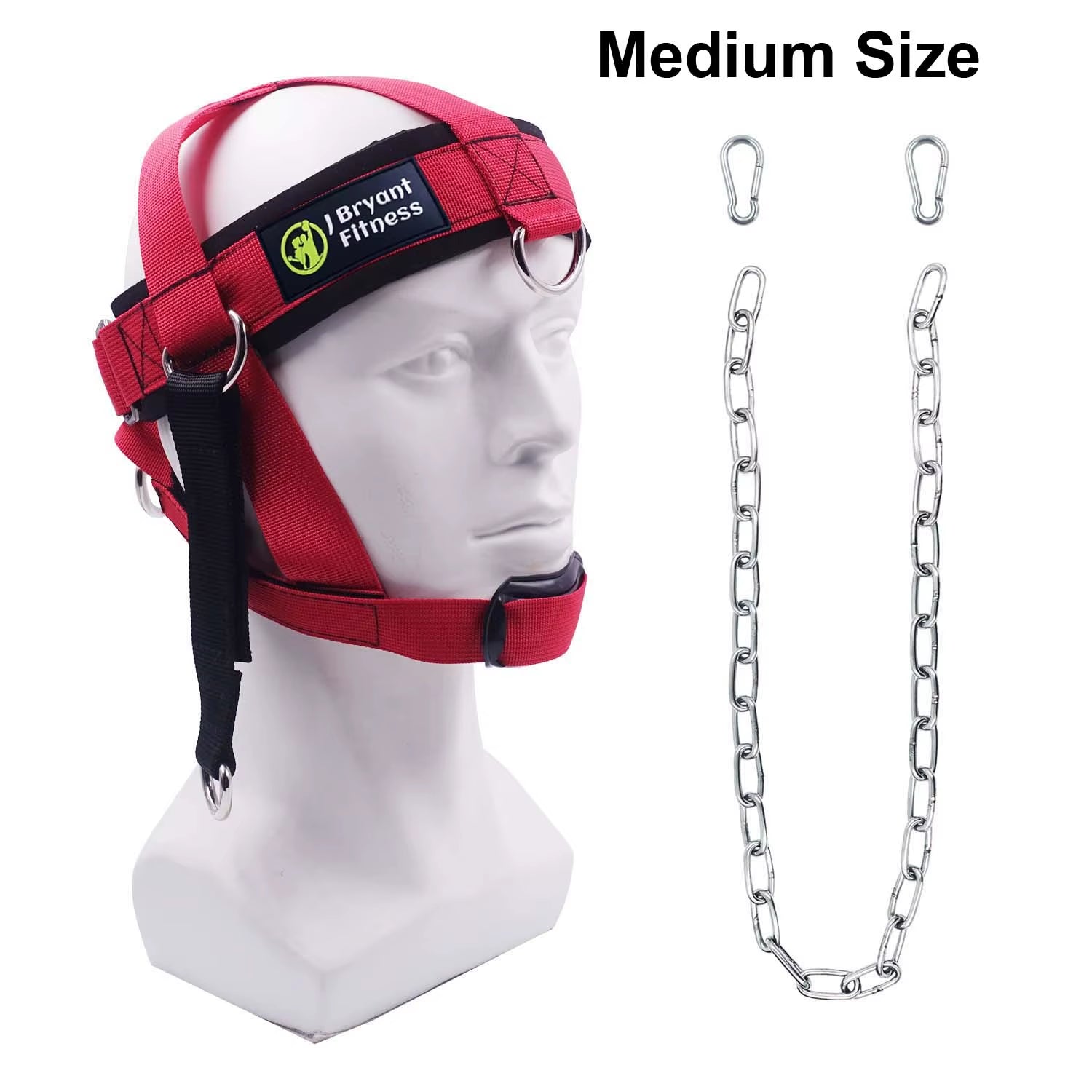 Head Neck Harness for Weight Lifting Training Diverse Workout Adjustable Strap Chin Pad Strength Powerlifting Workout Equipment