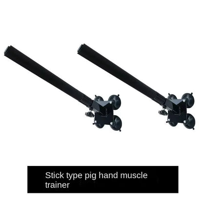 Wing Chun Boxing Hand Trainer, Multifunctional Hand-Shaped Wooden Pile, Wall-Mounted Spring Jeet Kune Weights