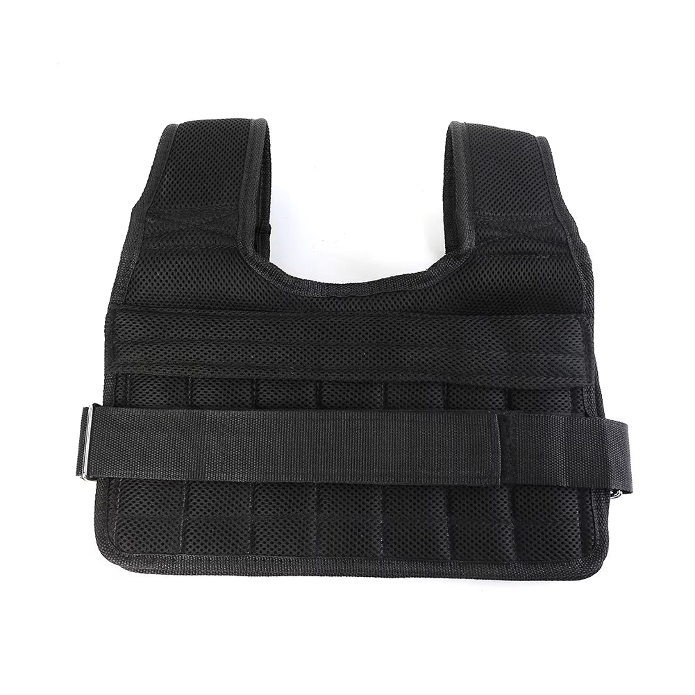 3/15/35Kg Weighted Vest Adjustable Workout Weight Jacket Weighted Exercise Vest for Workout Strength Training Running Fitness