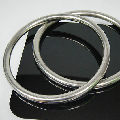 Wing Chun Stainless Ring Yewen Sau Sticky Hand Strength Training Tsun Siu Lum