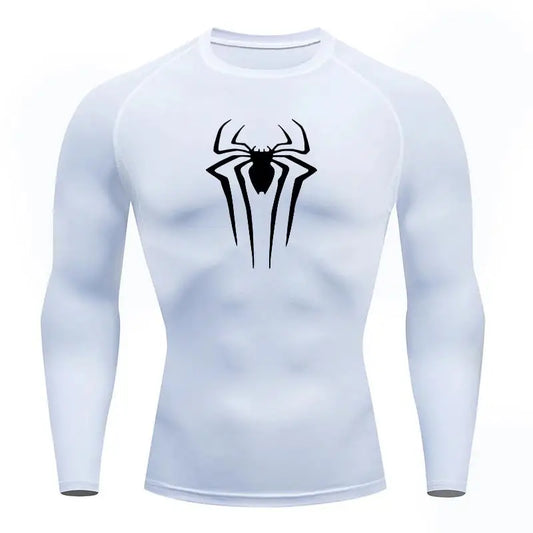 Men'S Compression Shirt Long Sleeves Workout Sports Quick Dry Breathable Tight Fitness Rash Guard Workout Stretch Top Tshirt