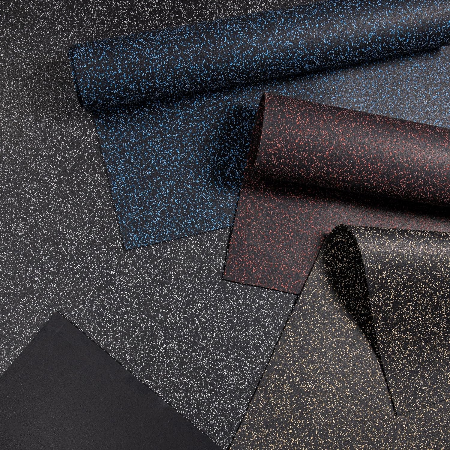 Rubber Gym Floor Mat - Heavy Duty Commercial Protective Gym Flooring Roll, 8Mm Thick (10% Grey, 4' X 20')