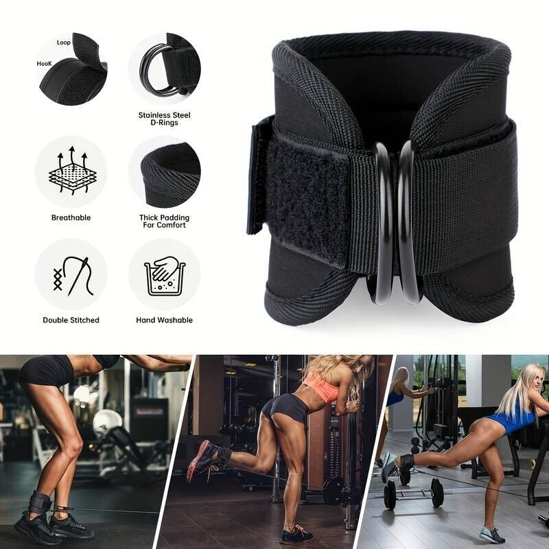 5Pcs Sports Fitness Strength Burst Ankle Resistance Stretch Trainer Hip Leg Yoga
