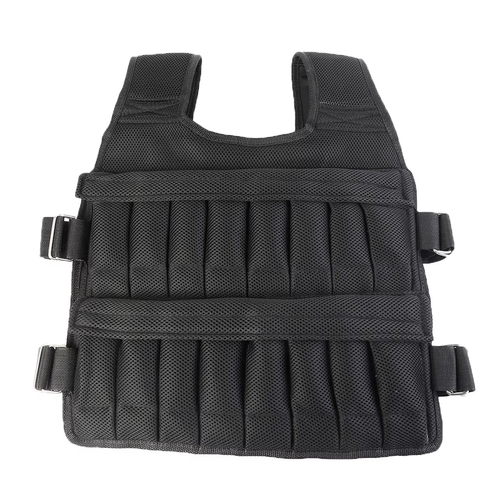 3/15/35Kg Weighted Vest Adjustable Workout Weight Jacket Weighted Exercise Vest for Workout Strength Training Running Fitness
