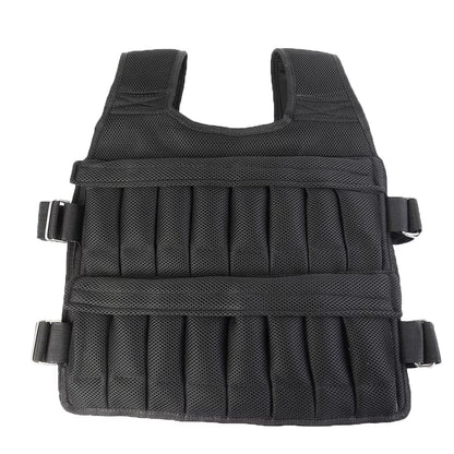3/15/35Kg Weighted Vest Adjustable Workout Weight Jacket Weighted Exercise Vest for Workout Strength Training Running Fitness
