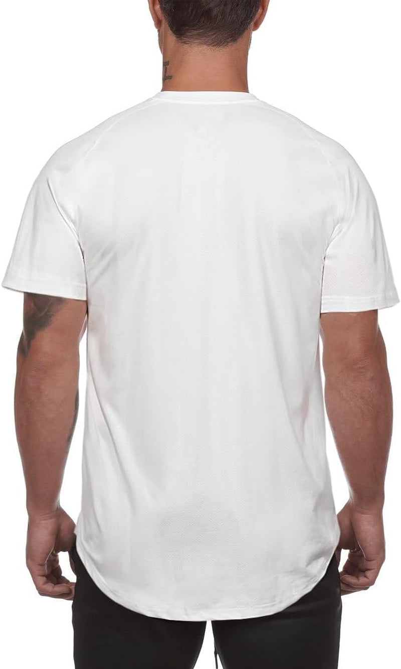 Men'S Gym Workout Bodybuilding Fitness Active Athletic T-Shirts Workout Casual Tee 1/3 Pack