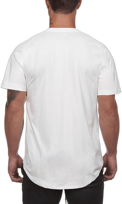 Men'S Gym Workout Bodybuilding Fitness Active Athletic T-Shirts Workout Casual Tee 1/3 Pack