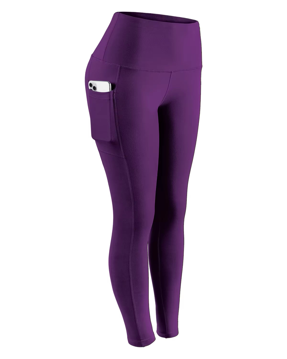 Women Yoga Pants with Pockets High Waisted Tummy Control Workout Leggings Butt Lifting Workout Tights Activewear