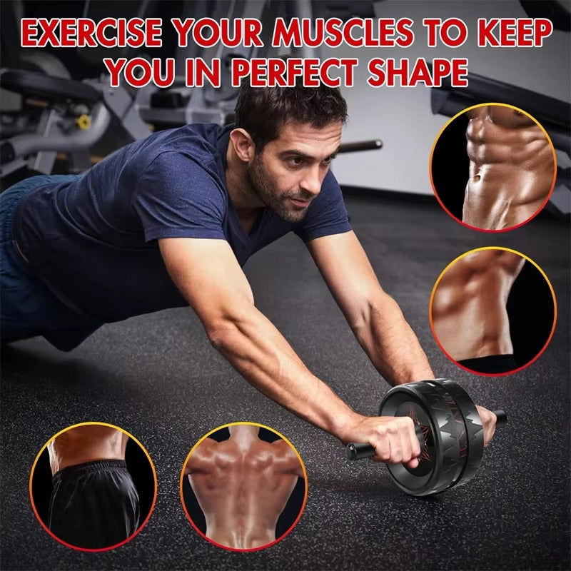 Ab Roller Wheel Abs Workout Equipment for Abdominal Core Strength Training Home Gym Fitness Equipment for Core Workout Fitness