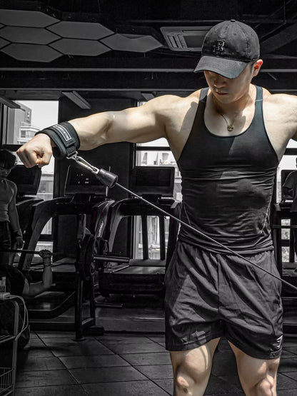 Wrist Straps for Resistance Band Workout Cable Machines Neoprene Padded Wrist Cuffs Gym Home Fitness Equipment