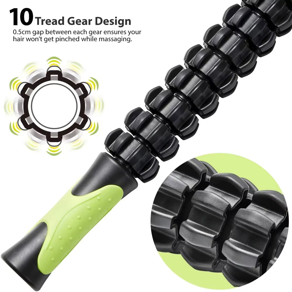 1Pcs Muscle Roller Massage Stick for Athletes,Body Massager Soreness, Tightness Relief Helps Legs & Back Recovery Tools