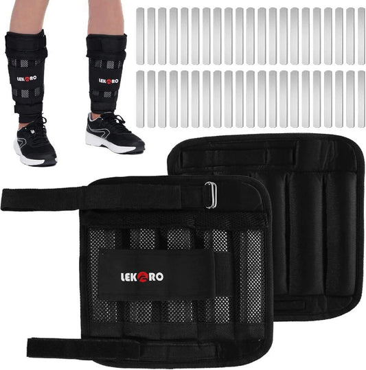 Wrist Ankle Weights, Adjustable Ankle Weights, Removable Wrist Ankle Weights for Men Women, for Fitness, Walking, Jogging, Workout, Running, 1Pair 2 Pack