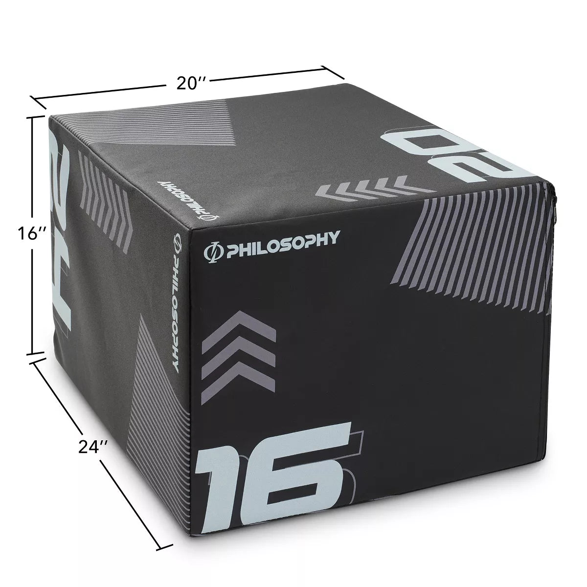 Philosophy Gym 3 in 1 Soft Foam Plyometric Box Jumping Plyo Box for Training and Conditioning