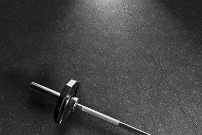 Genaflex Lite Rubber 8Mm Interlocking Tiles for Gym Flooring, Exercise Equipment, Exercise Areas - 20" X 20"