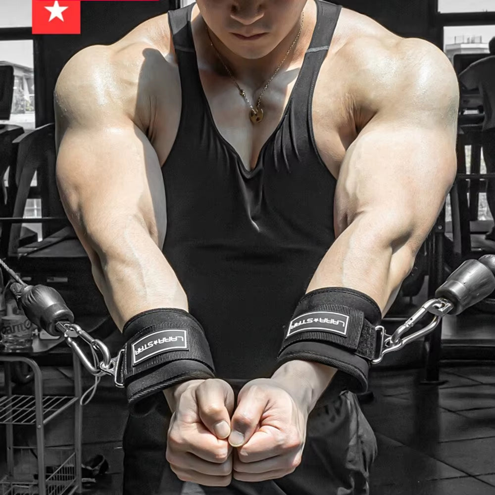 Wrist Straps for Resistance Band Workout Cable Machines Neoprene Padded Wrist Cuffs Gym Home Fitness Equipment