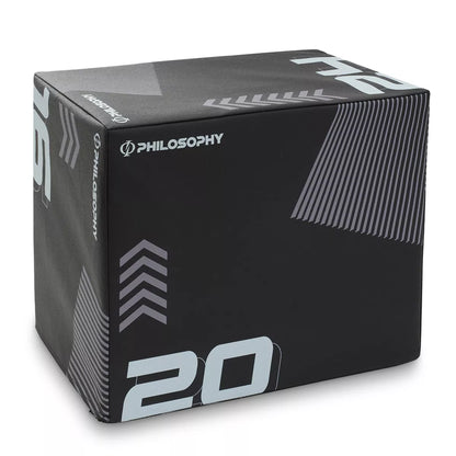 Philosophy Gym 3 in 1 Soft Foam Plyometric Box Jumping Plyo Box for Training and Conditioning