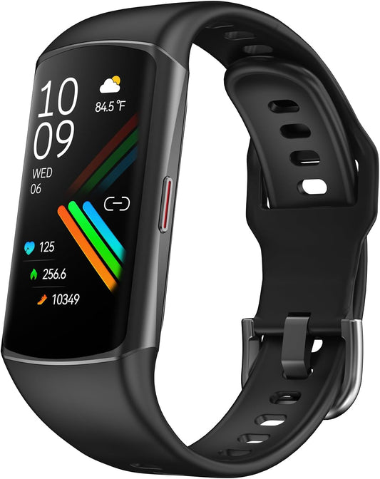 Smart Watch Fitness Tracker with 24/7 Heart Rate, Blood Oxygen Blood Pressure Monitor Sleep Tracker 120 Sports Modes Activity Tracker Step Calorie Counter IP68 Waterproof for Andriod Iphone Women Men