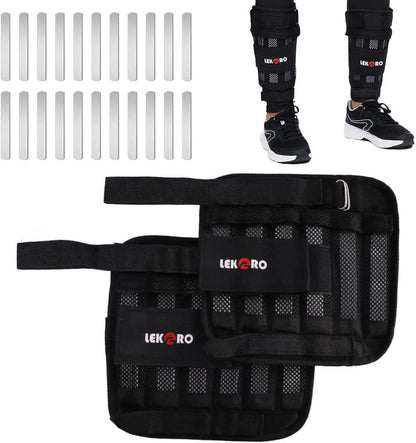 Wrist Ankle Weights, Adjustable Ankle Weights, Removable Wrist Ankle Weights for Men Women, for Fitness, Walking, Jogging, Workout, Running, 1Pair 2 Pack