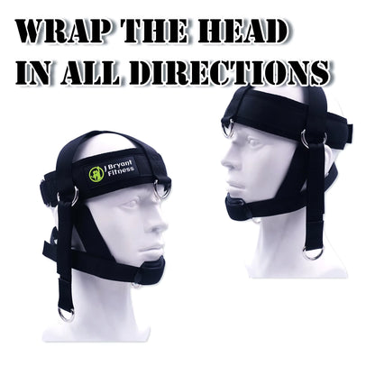 Head Neck Harness for Weight Lifting Training Diverse Workout Adjustable Strap Chin Pad Strength Powerlifting Workout Equipment