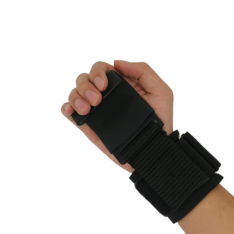 Enhanced Version Weight Lifting Hook Hand-Bar Wrist Straps Glove Weight Lifting Strength Training Gym Fitness Hook Weight