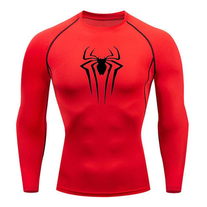 Men'S Compression Shirt Long Sleeves Workout Sports Quick Dry Breathable Tight Fitness Rash Guard Workout Stretch Top Tshirt