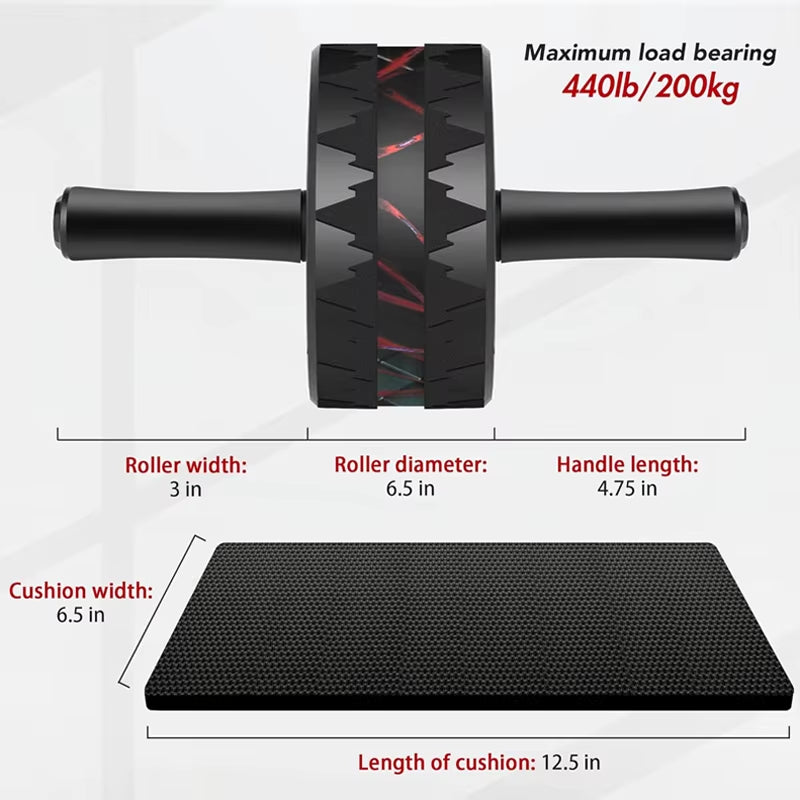 Ab Roller Wheel Abs Workout Equipment for Abdominal Core Strength Training Home Gym Fitness Equipment for Core Workout Fitness