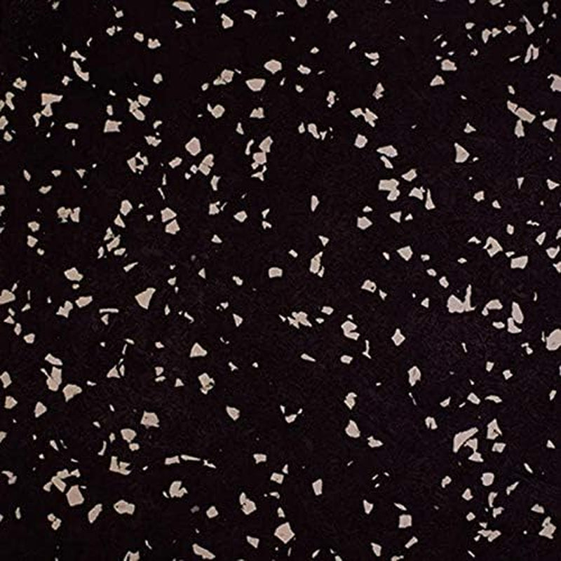 Rubber Gym Floor Mat - Heavy Duty Commercial Protective Gym Flooring Roll, 8Mm Thick (10% Grey, 4' X 20')