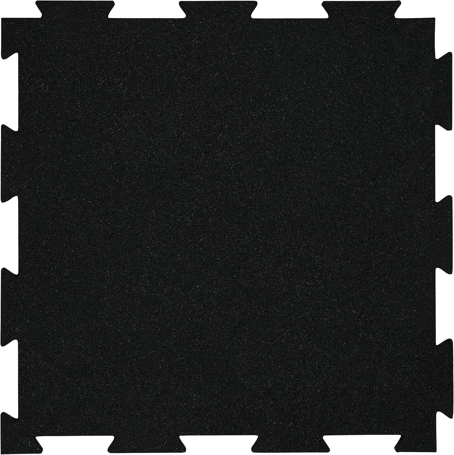 Genaflex Lite Rubber 8Mm Interlocking Tiles for Gym Flooring, Exercise Equipment, Exercise Areas - 20" X 20"