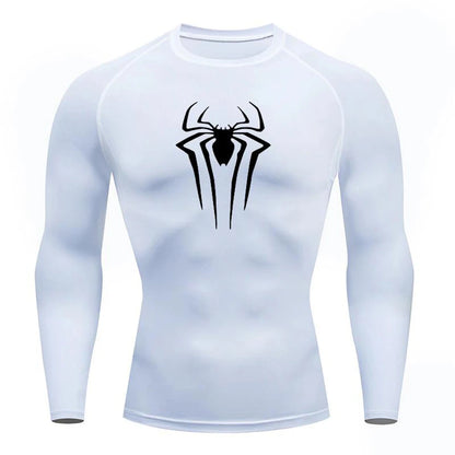 Men'S Compression Shirt Long Sleeves Workout Sports Quick Dry Breathable Tight Fitness Rash Guard Workout Stretch Top Tshirt