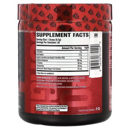 Nitrosurge Shred Pre Workout Supplement - 30Sv, Watermelon