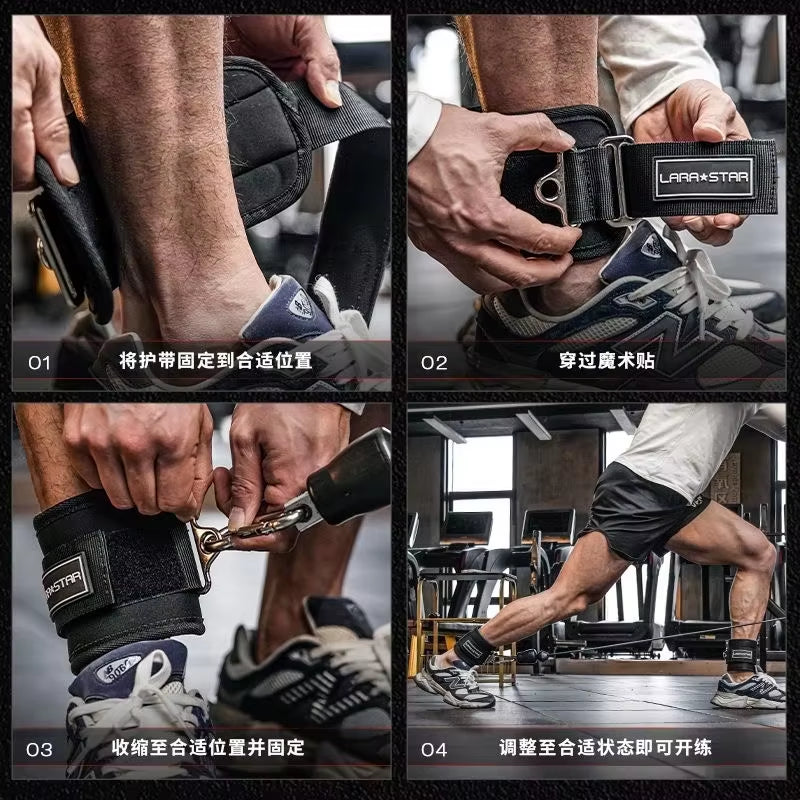 Wrist Straps for Resistance Band Workout Cable Machines Neoprene Padded Wrist Cuffs Gym Home Fitness Equipment