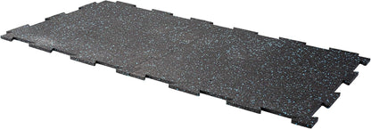 Genaflex Lite Rubber 8Mm Interlocking Tiles for Gym Flooring, Exercise Equipment, Exercise Areas - 20" X 20"