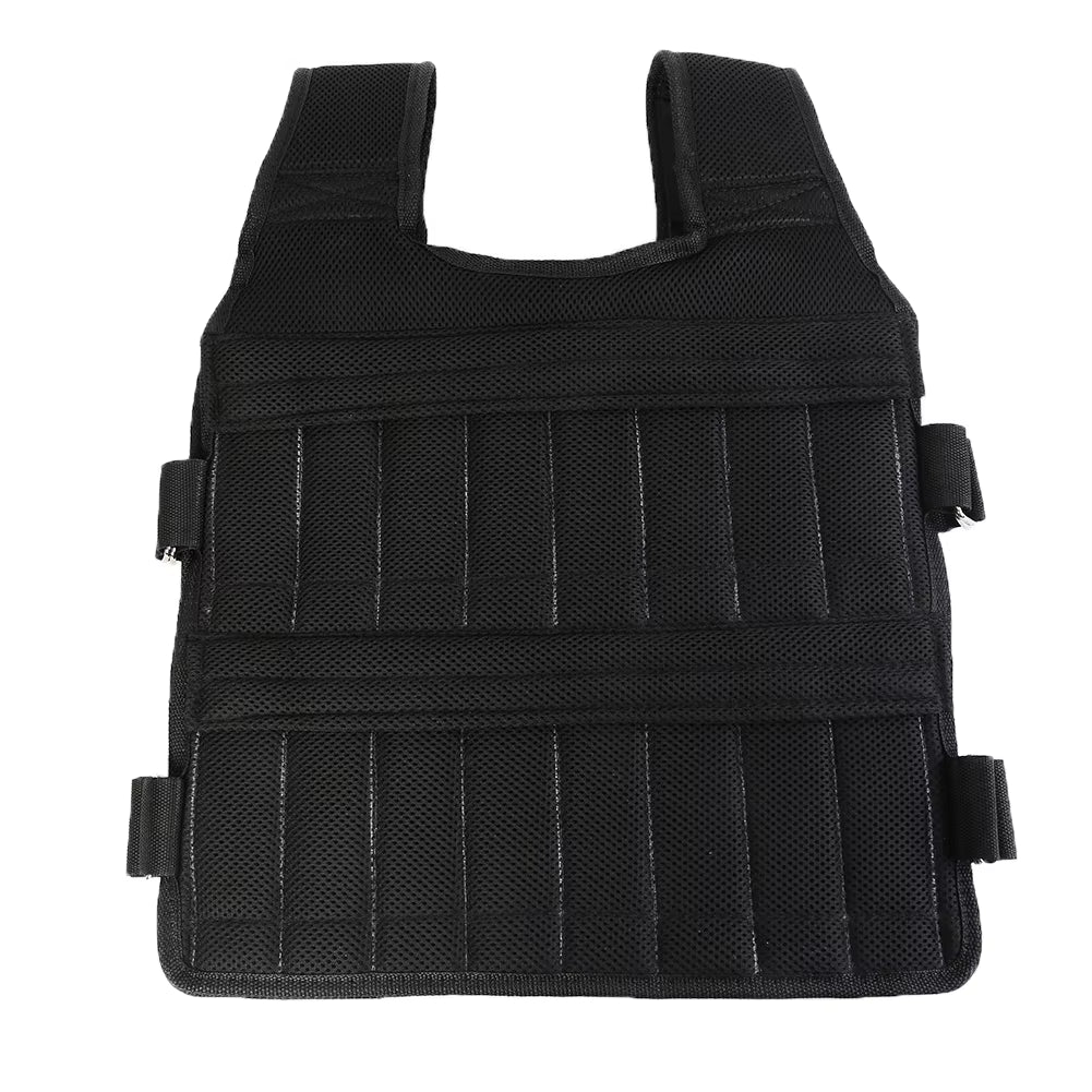 3/15/35Kg Weighted Vest Adjustable Workout Weight Jacket Weighted Exercise Vest for Workout Strength Training Running Fitness